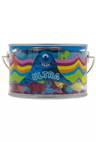 Ultra Piasek niebieski - puszka 200g + 5 foremek Zamek Epee