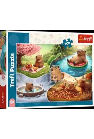 Puzzle 300el Cztery pory roku z Kapibar� TREFL 23052 TR