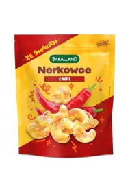 Bakalland Orzechy nerkowca praone Chilli 170 g