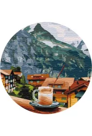 Twoje Hobby Malowanie po numerach owalne Rano w Wenecji Cappuccino