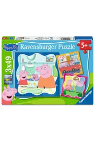 Puzzle 3x49 Peppa Pig Ravensburger