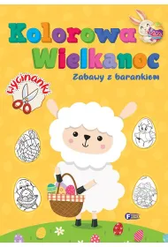 Zabawy z barankiem. Kolorowa Wielkanoc