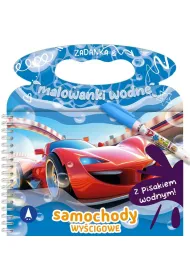 Malowanka 200X140 Zadanka & malowanki wodne. Samochody wy�cigowe  PISAK SKRZAT 079876