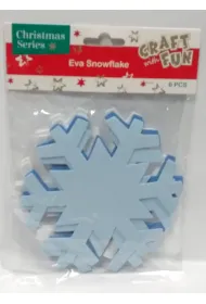 Craft with Fun Ozdoba p�atki �niegu 6 szt.