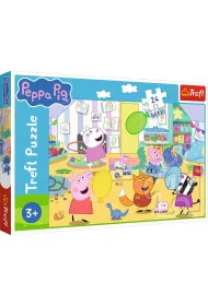 Puzzle maxi 24 el. Pi�kna Peppa Trefl