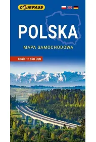 Polska mapa samochodowa 1:650 000
