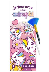 Wydrapywanka 80X215 Jednoro�ce. Zadania & zdrapki SKRZAT 074871