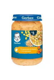 Gerber Zupka krupniczek drobiowy z warzywami dla niemowlt po 9 miesicu 190 g