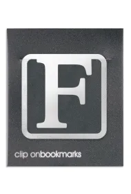 If Metalowa zak�adka - Litera F Clip-on