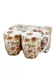 Duo Sp. z o.o. Komplet kubkw Pastel Flowers 2 x 360 ml