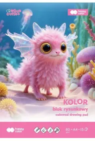 Blok rysunkowy kolor A3/15K 80g HAPPY COLOR