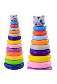 Piramidka kolorowa kotek 13 k�ek LeanToys