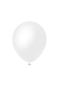 Balony Kalisan satynowe opalizuj�ce bia�e