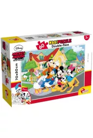 Puzzle dwustronnei 60 el. Supermaxi. Myszka Miki Lisciani