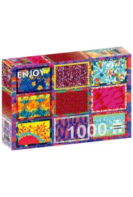 Puzzle 1000 el. Kolorowe wzory 5 Enjoy