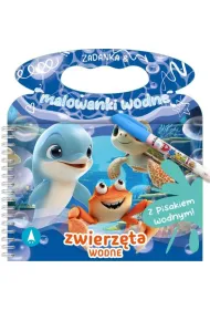 Malowanka 200X140 Zadanka & malowanki wodne. Zwierz�ta wodne  PISAK SKRZAT 981048