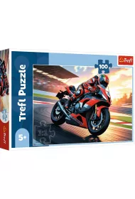 Puzzle 100 Szybki motocykl TREFL