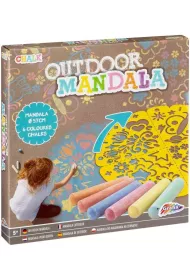 Grafix Kredy do malowania na zewn�trz + szablony Mandala