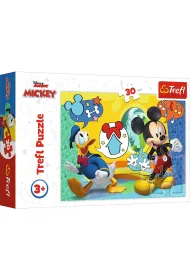 Puzzle 30 el. Myszka Miki i Weso�y Domek Trefl