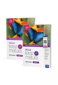 Nowa Teraz matura. Biologia. Zbi�r zada� maturalnych. Cz�� 1 i 2. Do matury 2024