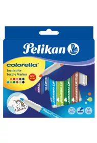 Pelikan Flamastry Colorella do tkanin 12 szt.