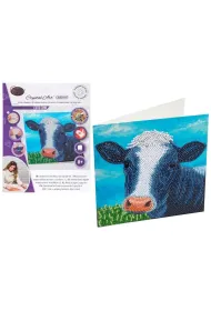 Diamentowa mozika Krowa 18x18cm Pro Kids