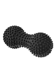Tullo Fizjo Spiky Massage Wa�ek do masa�u duoball czarny 15,5 cm