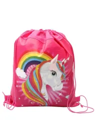 LeanToys Worek na buty Jednoro�ec T�cza r�owy