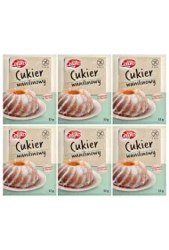 Celiko Cukier wanilinowy bezglutenowy Zestaw 6 x 32 g