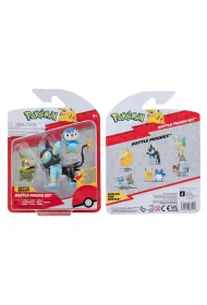 Axew, Piplup, Luxio. Pokemon. Figurki bitewne. Seria 15