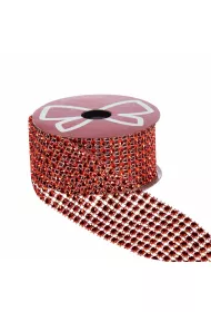 Arpex Dekoracyjna ta�ma z kryszta�kami 4cm x 100cm