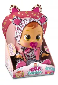 Lalka interaktywna Cry Babies Lea Leopard Tm Toys