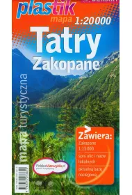 Tatry i Zakopane. Mapa turystyczna w skali 1:25 000