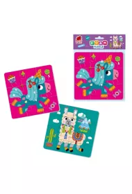 Puzzle piankowe 2w1 Jednoro�ec i lama Roter Kafer