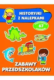 Zabawy przedszkolak�w. Historyjki z nalepkami