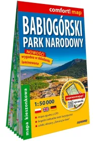 Babiog�rski Park Narodowy kieszonkowa laminowana mapa turystyczna 1:50 000