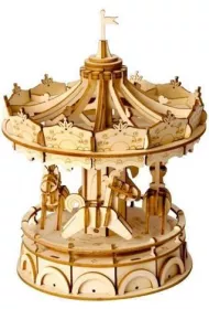 Puzzle drewniane 3D Karuzela Robotime