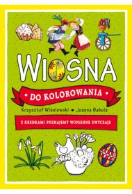Wiosna do kolorowania. Z kredkami poznajemy..