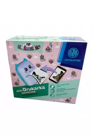 Astra Drukarka termiczna fun Animals box + 10 rolek bia�ego papieru do drukowania