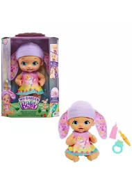 My garden baby Bobasek-Krliczek Myjemy zbki Lalka fioletowa HGC12 Mattel