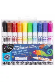 Derform Kidea Pisaki ze stempelkami 10 szt.