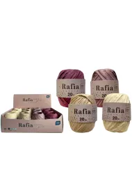 Interdruk Rafia na szpulce Satin Gold 20m