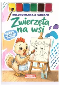 Zwierz�ta na wsi. Kolorowanka z farbami