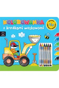KOLOROWANKA Z KREDKAMI WOSKOWYMI. WESO�E ZABAWY MALUCHA