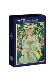 Puzzle 1000 el. Mucha, Kr�lowa dnia Bluebird Puzzle