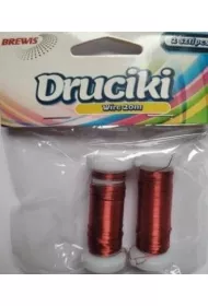Brewis Drucik florystyczny czerwony 20m