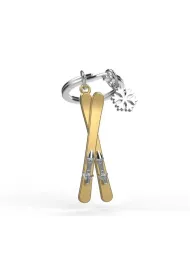 Metalmorphose Brelok do kluczy 3D narty z p�atkiem �niegu