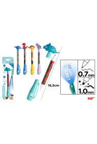 Mp Main Paper D�ugopis Szpiegowski UV z podw�jn� ko�c�wk� Dinozaury mix 0.7/1.0mm