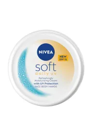 Nivea Soft Daily UV krem nawilajcy z ochron UV twarz, ciao i donie SPF15 200 ml