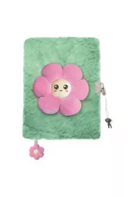 My little friend Pami�tnik A5 w�ochacz z k��dk� 3D My Little Rriend Pink Flower 96 kartek